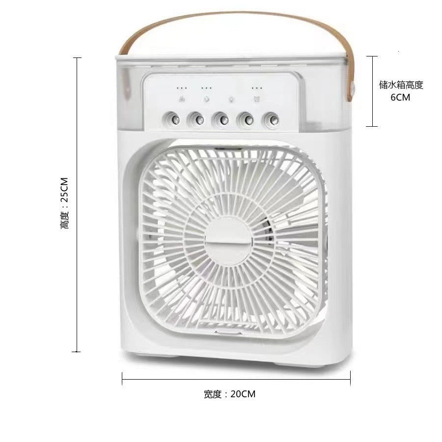 Portable 3-in-1 Mini Air Cooler Fan with Humidifier