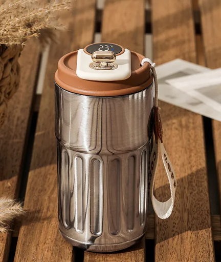 Insulated Stainless Steel Thermal Bottle, 450ml